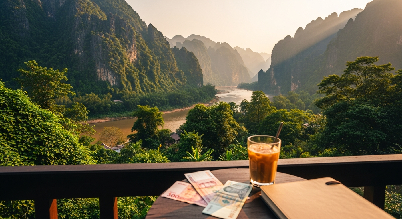 라오스 여행시 사용하는 화폐 종류 바트 위안화 사용방법 대표 이미지