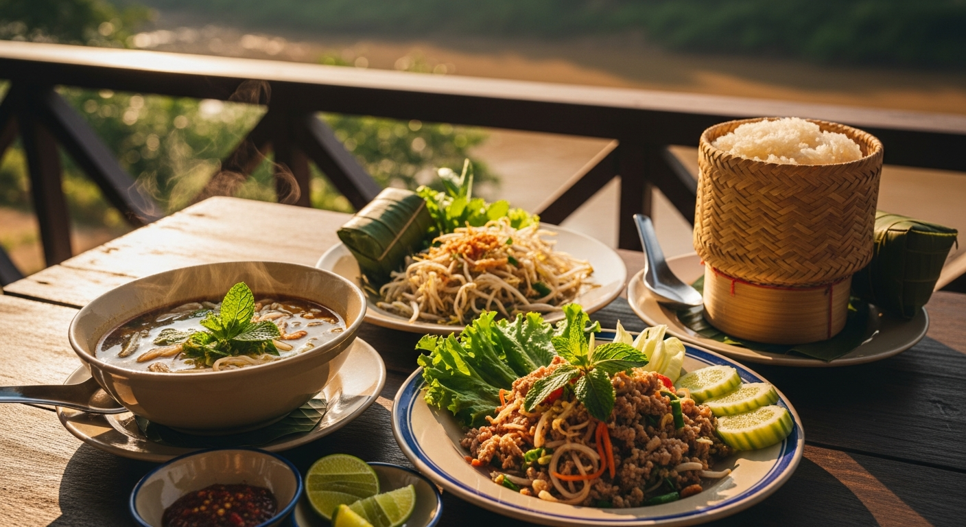 라오스 가면 꼭 먹어야 할 음식 7가지 대표 이미지