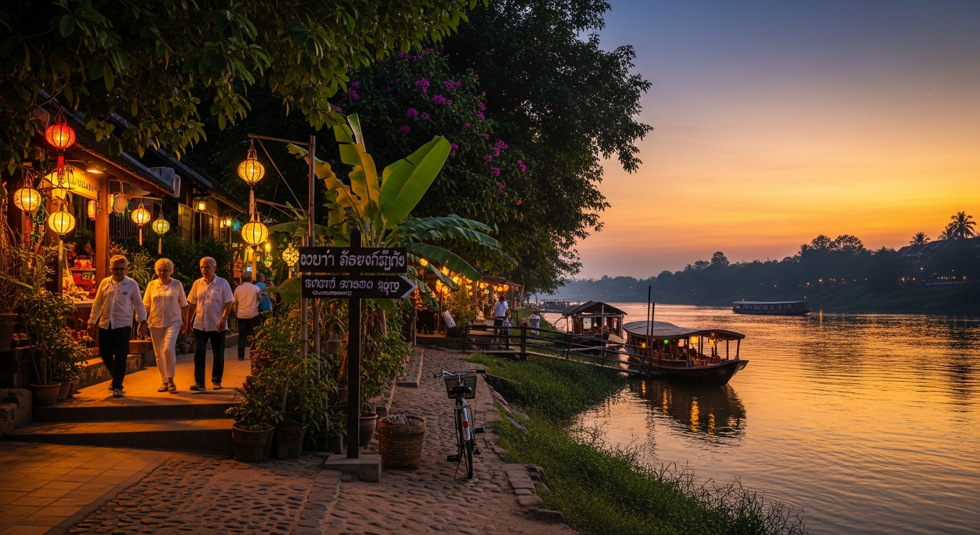 루앙프라방 여행 디너 크루즈 탑승 후 갈만한곳 3곳 추천 대표 이미지