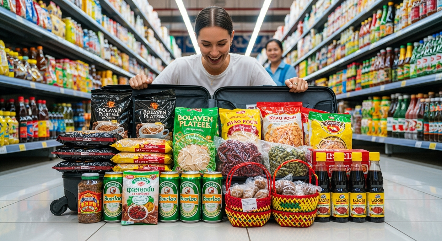 마트 털기 한국 돌아갈 때 꼭 사야 할 라오스 기념품 리스트 5개: 캐리어 꽉 채울 라오스 마트 털기 꿀팁 대방출