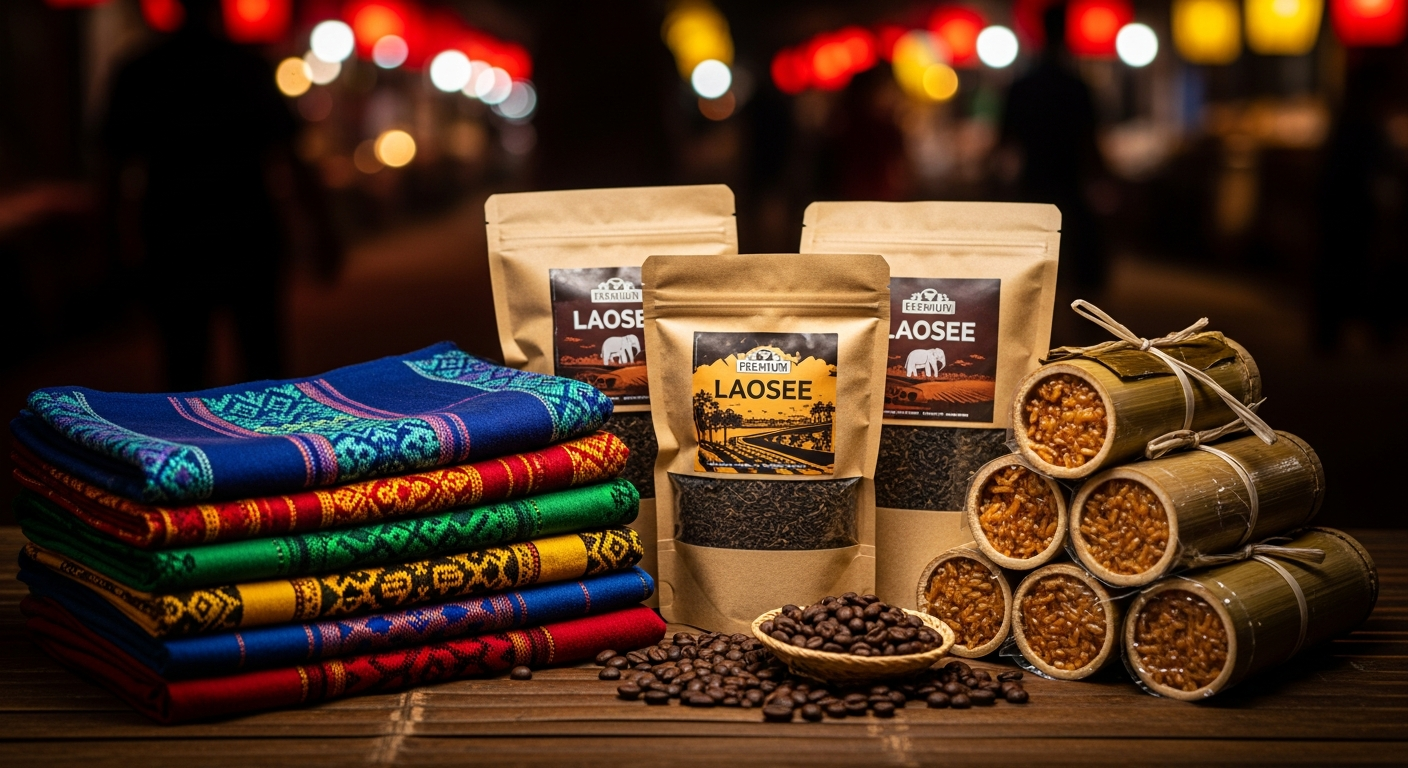 여행 기념품 고민 끝! 🎁 현지 시장에서 꼭 사야 할 라오스 기념품 리스트!: 라오스 밤도깨비 시장 털기 성공템 베스트 3
