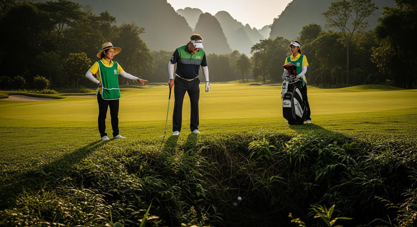 90타 골퍼가 라오스 골프장에서 겪는 흔한 실수: 타 골퍼가 라오스 골프장에서 겪는 흔한 실수, 캐디 무시의 대가