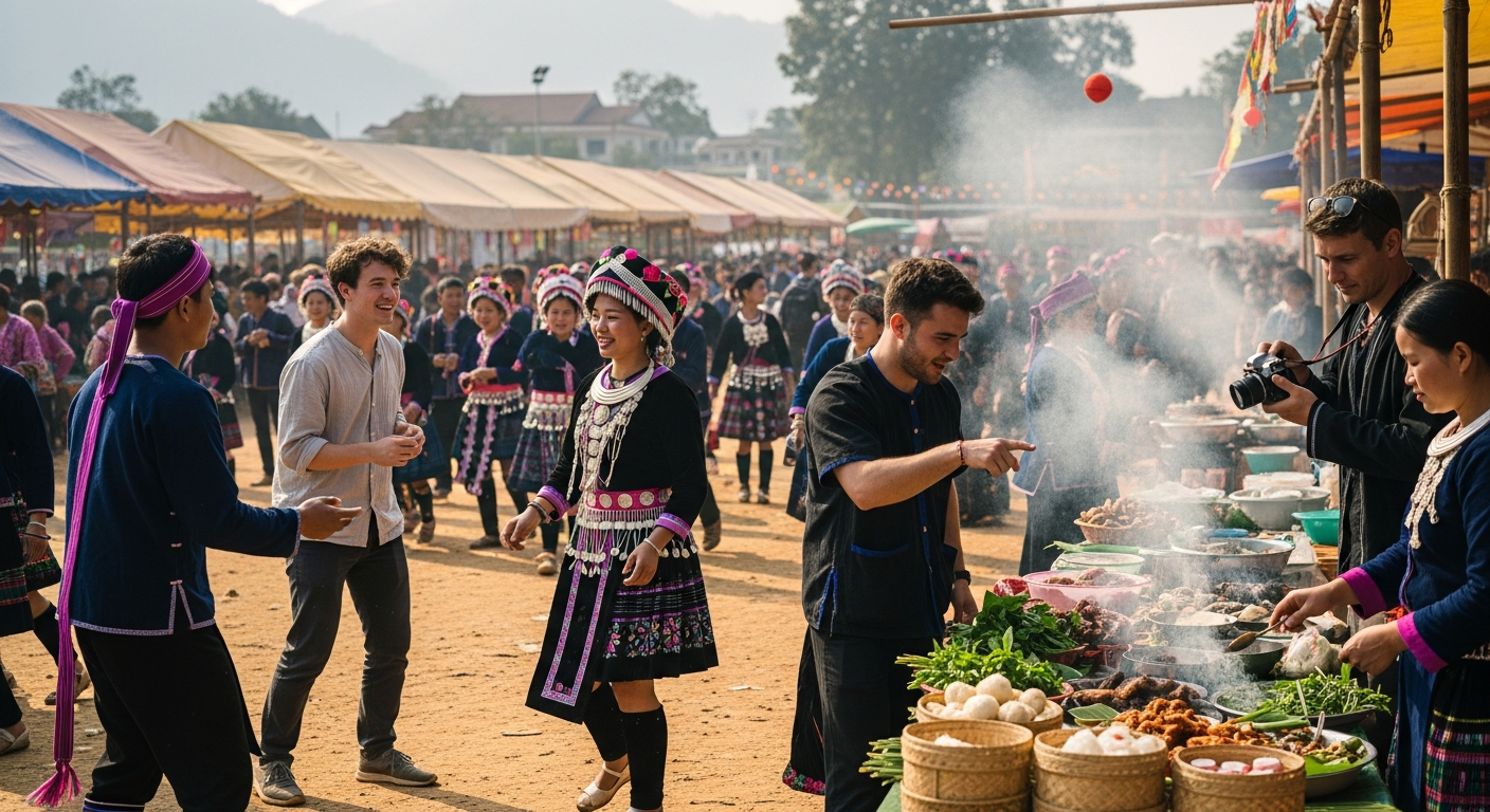 라오스 몽족축제 하는날 관광하는 방법 3가지: 축제 100% 즐기기, 라오스 몽족축제 하는날 관광하는 방법 3가지