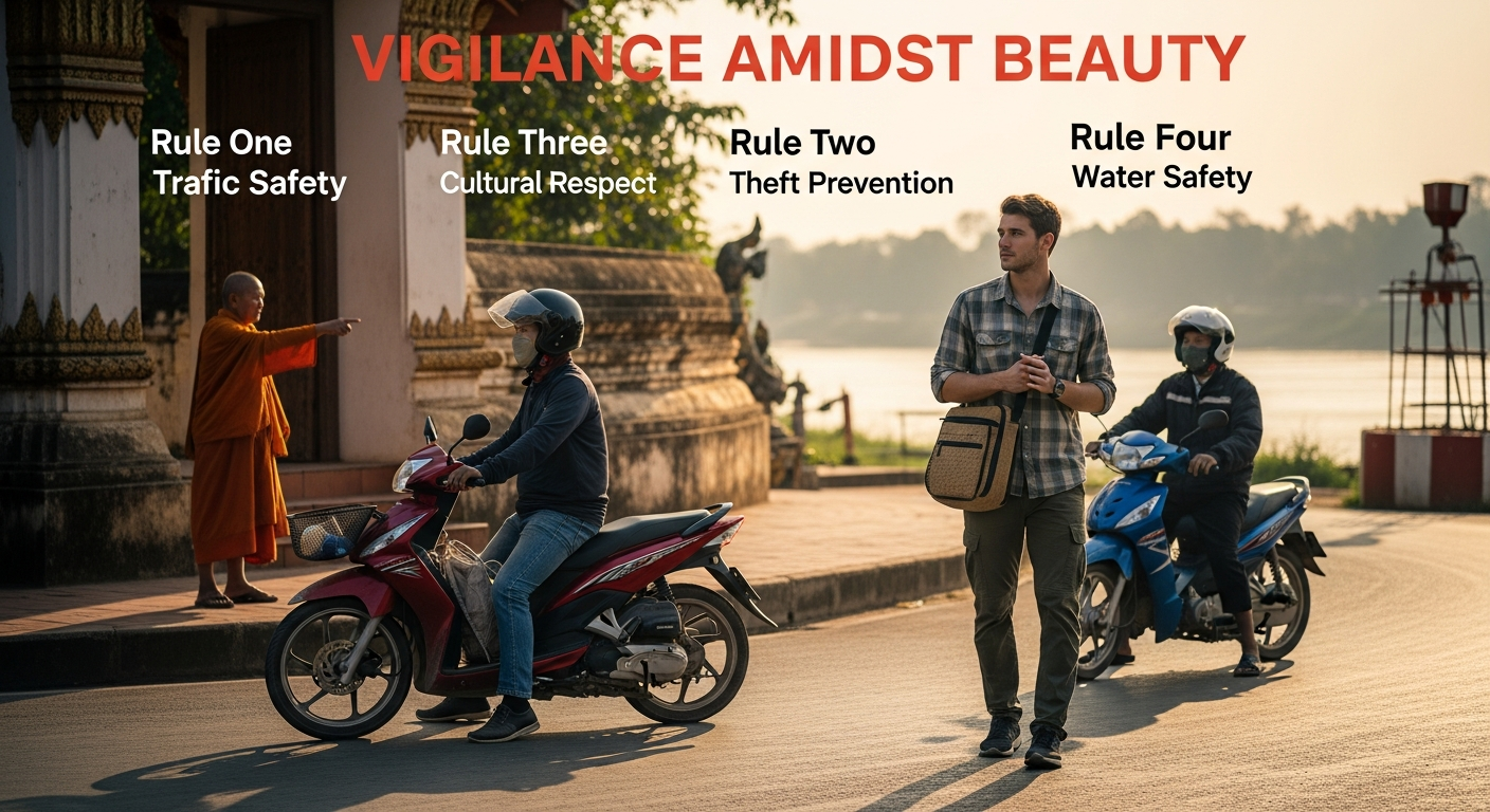 라오스 여행 주의할점 5가지 환전은 공항에서: 방심은 금물! 라오스에서 꼭 지켜야 할 안전 수칙