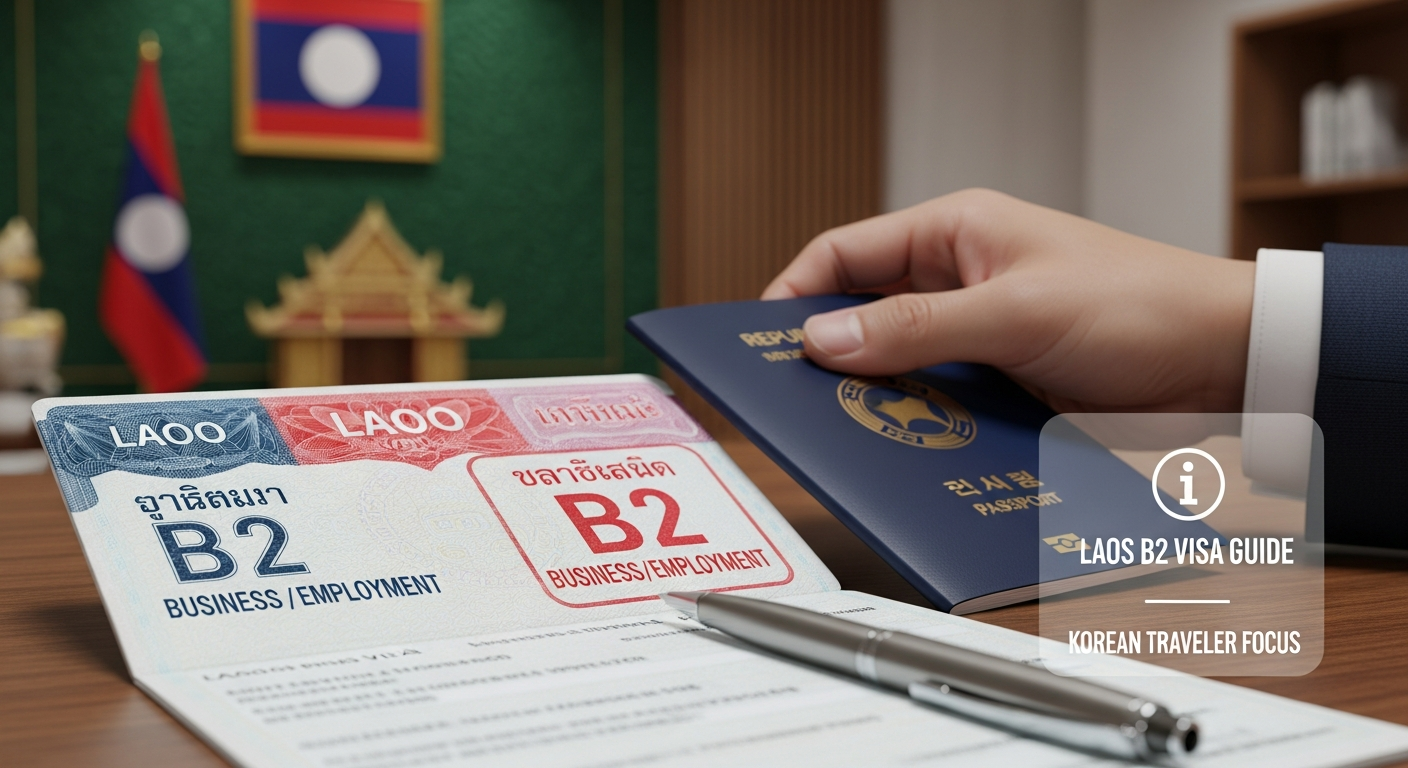 라오스 비자 종류 한국인이 제일 많이 받는비자는 b2비자: 라오스 비자 종류 한국인이 제일 많이 받는 B2 비자 완벽 가이드