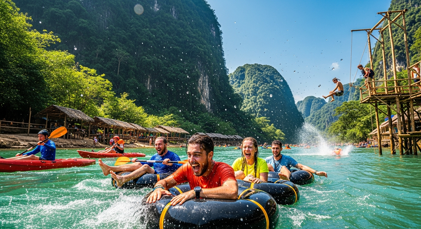방비엥 여행지 추천 5곳 그리고 시크릿라군: 청춘의 방비엥, 물놀이 성지 베스트