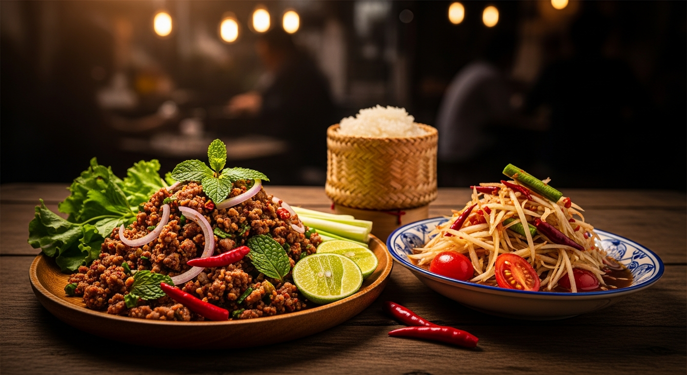 라오스 가면 꼭 먹어야 할 음식 7가지: 입맛 없을 땐? 라오스의 매콤새콤한 영혼의 맛