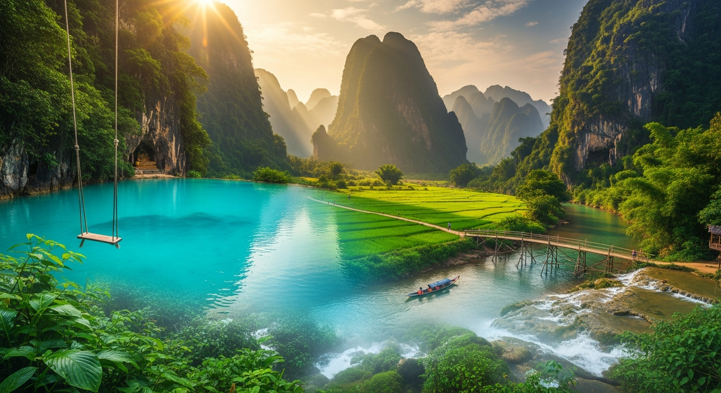 방비엥 여행지 추천 5곳 그리고 시크릿라군: 방비엥 숨겨진 보석, 5대 명소 공개