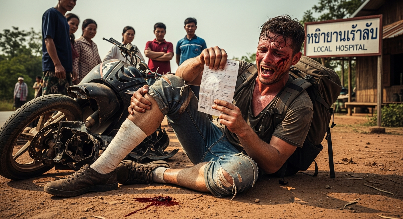 골프 치다 다치면 어떡해요? 라오스 병원 & 보험 현실 조언: 해외 여행자 보험, 없으면 겪을 최악의 시나리오