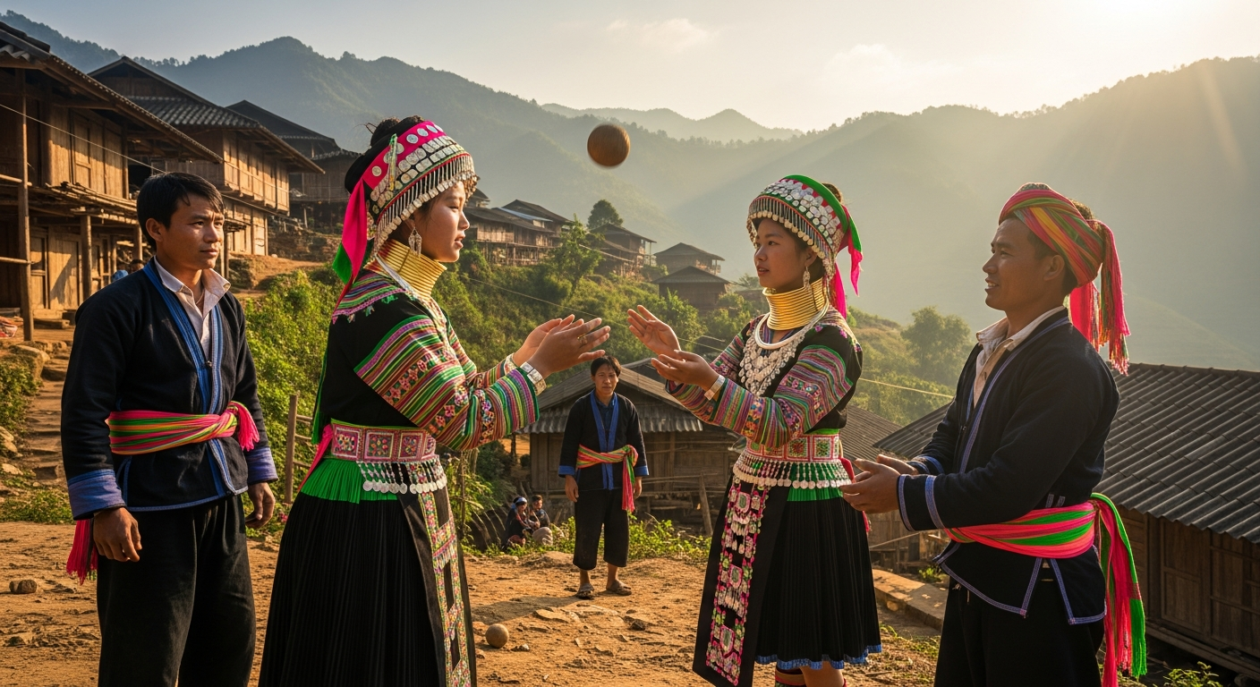 라오스 몽족축제 하는날 관광하는 방법 3가지: 일생일대의 경험, 몽족 전통문화 속으로