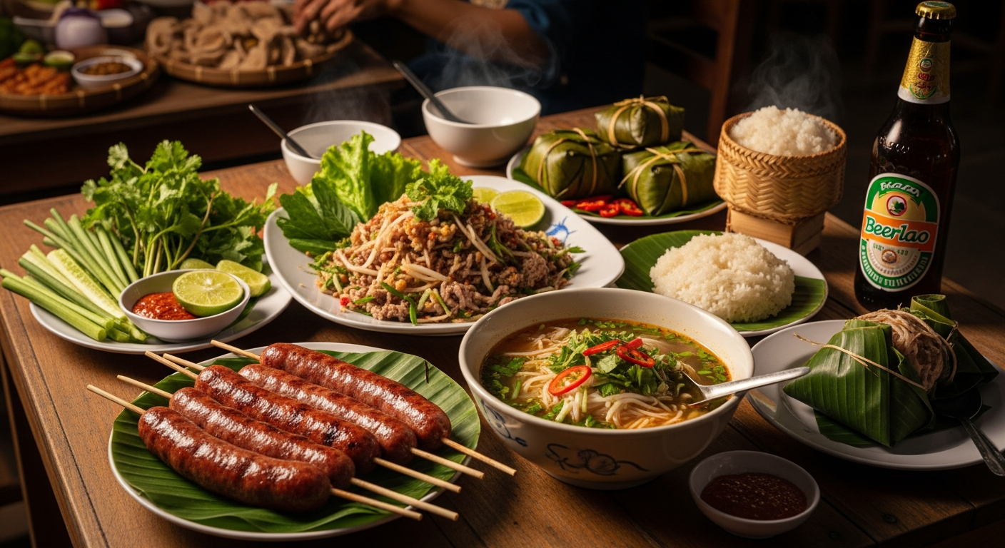 라오스 가면 꼭 먹어야 할 음식 7가지: 이것만 알면 성공 후회 없는 라오스 식도락 리스트