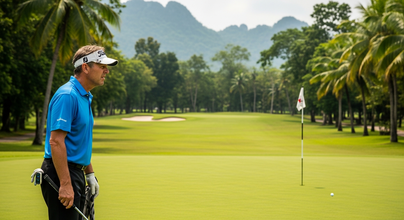 90타 골퍼가 라오스 골프장에서 겪는 흔한 실수: 타 골퍼가 라오스 골프장에서 겪는 흔한 실수: 거리 착각