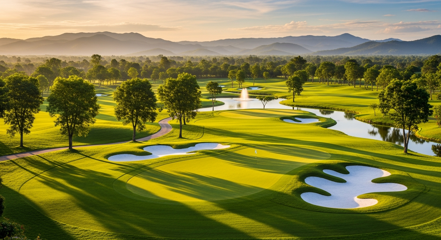 라오스 부영 27홀 국제대회급 코스