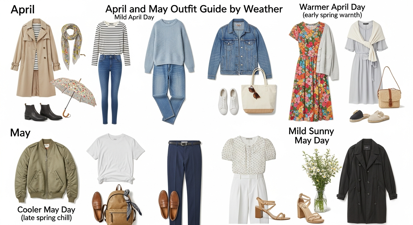 월 4월 5월 날씨별 옷차림 안내