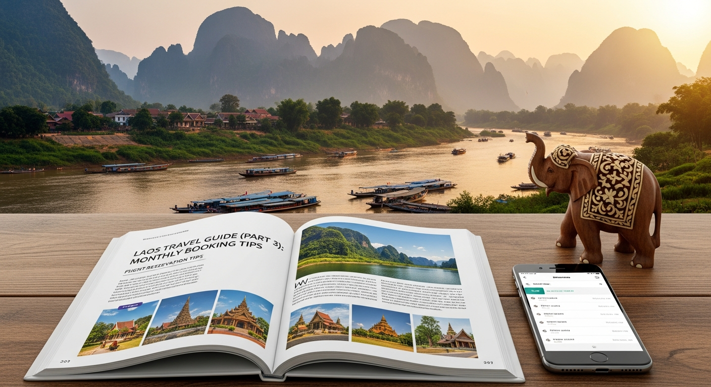 월 라오스 3편운항 예약 팁