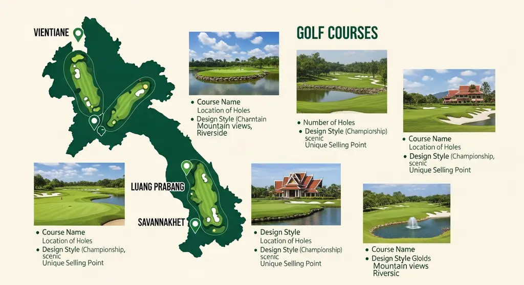 2. 라오스 주요 골프장 추천 및 특징