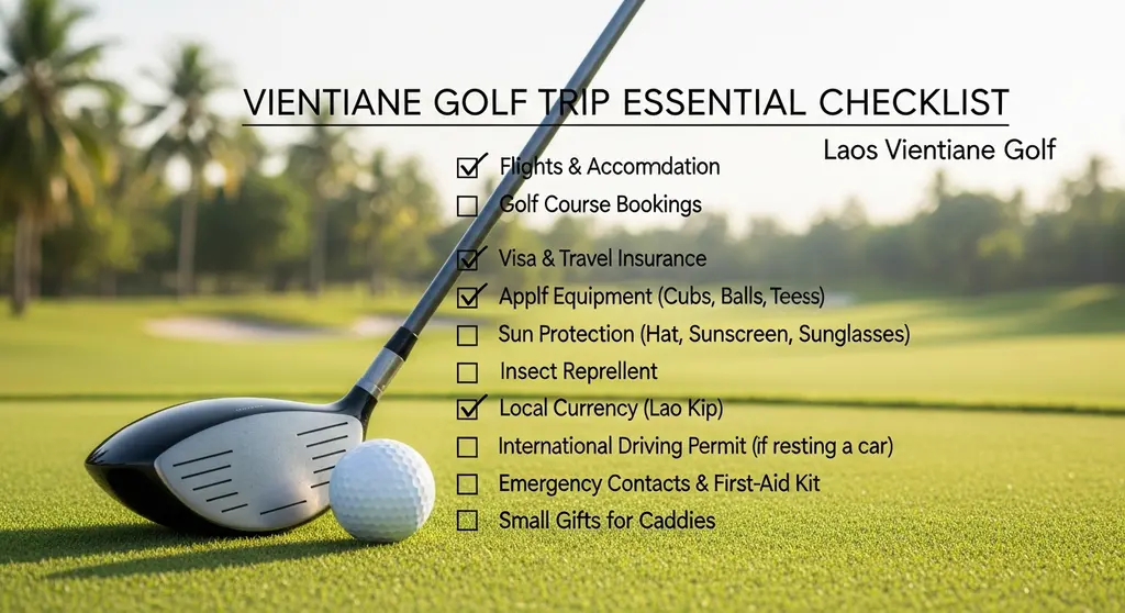 5. 비엔티안 골프 여행 필수 체크리스트