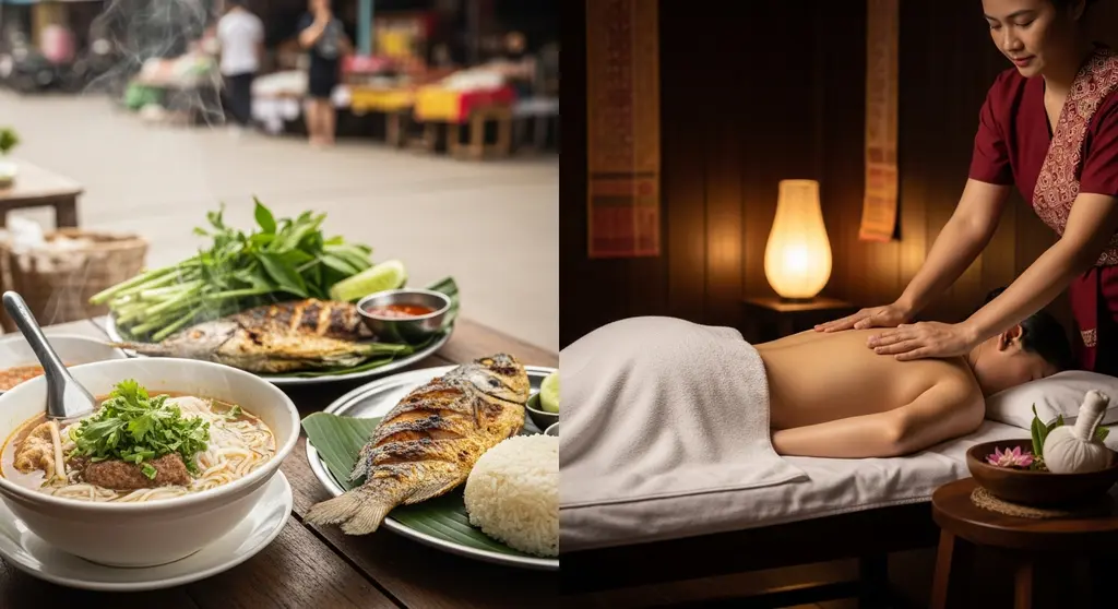 라오스 비엔티안 맛집 마사지 추천 가이드