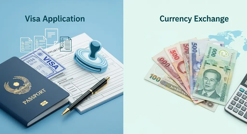 라오스 환전 비자 발급 절차와 환전 필수 정보
