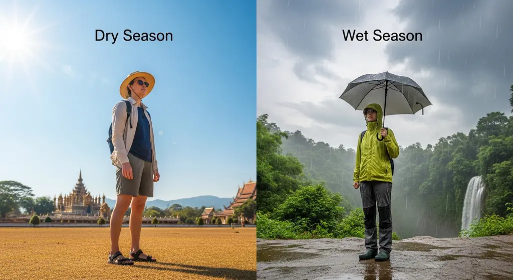 라오스 날씨 옷차림 건기와 우기별 특징 안내