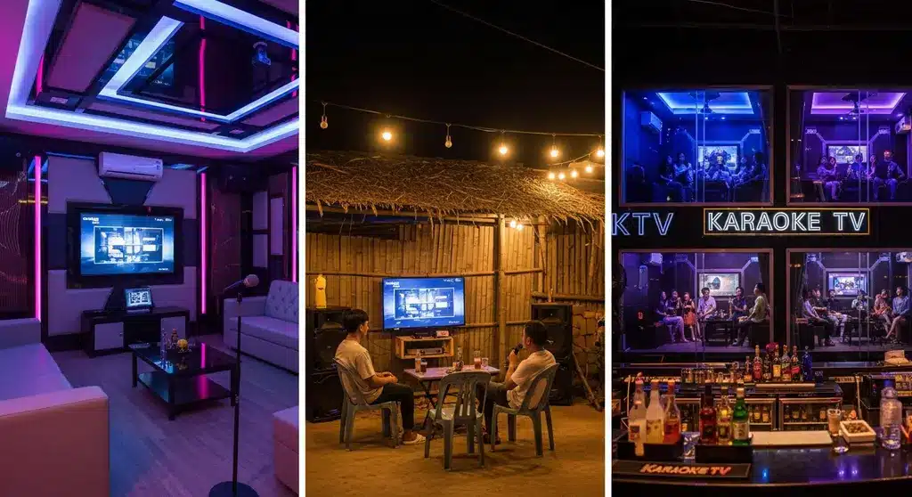 라오스 가라오케의 주요 종류와 이용 시스템