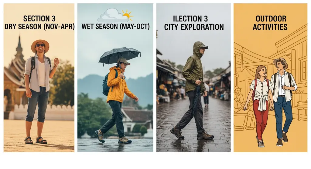 상황별 액티비티별 라오스 날씨 옷차림 추천 가이드