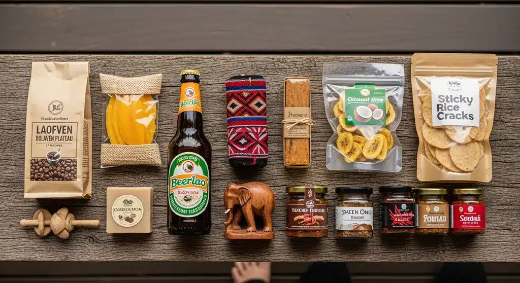 라오스 쇼핑리스트 기념품 마트 추천 간식과 커피