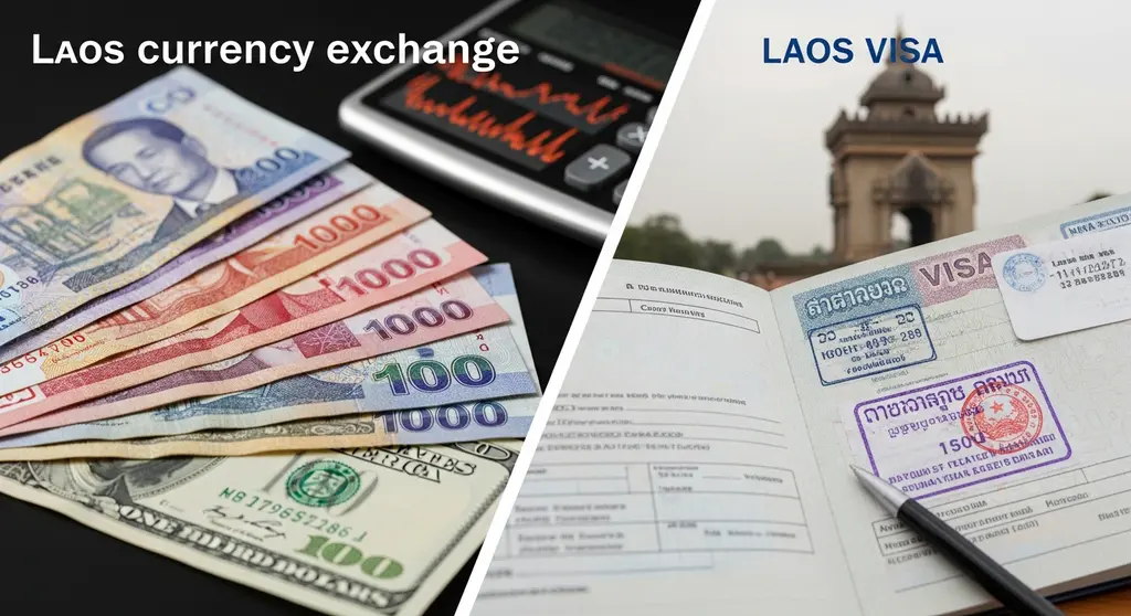 라오스 환전 비자 발급 비용 및 현지 환전 팁
