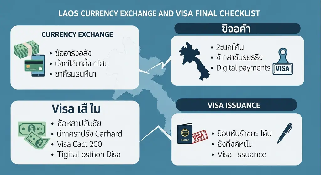 라오스 환전 비자 발급 최종 체크리스트