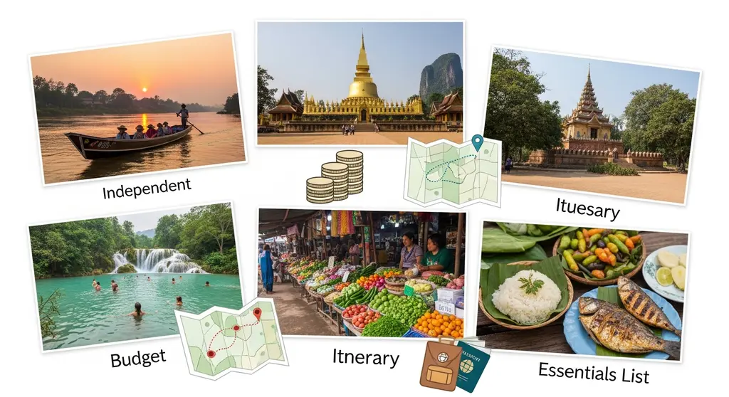 라오스 자유여행 코스 예산 및 필수 준비물 안내