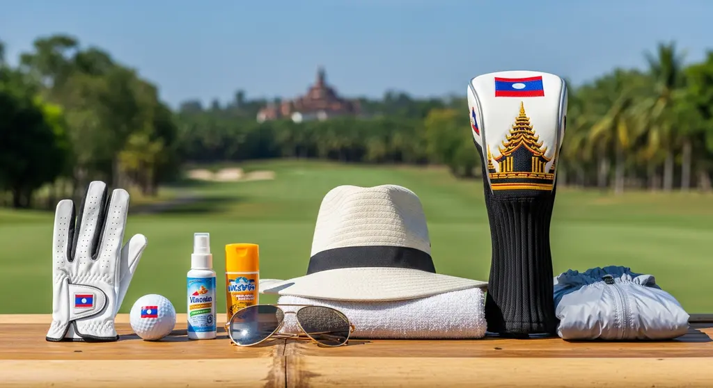 라오스 골프 필수 준비물 및 라운딩 팁 안내