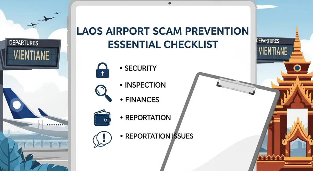 라오스공항 사기 방지 필수 체크리스트